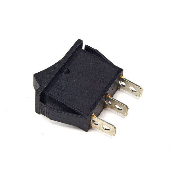 Vypínač O-I (ON/OFF) 3 pin, černý